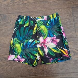 PatPat Boys Swim Trunks Size 5-6 Tropical Chameleon